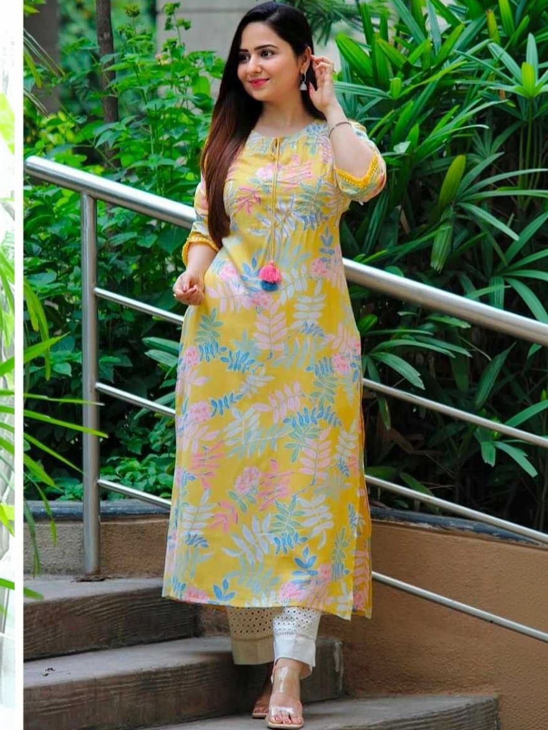 Sa Rasa Women Floral Printed Floral Kurta