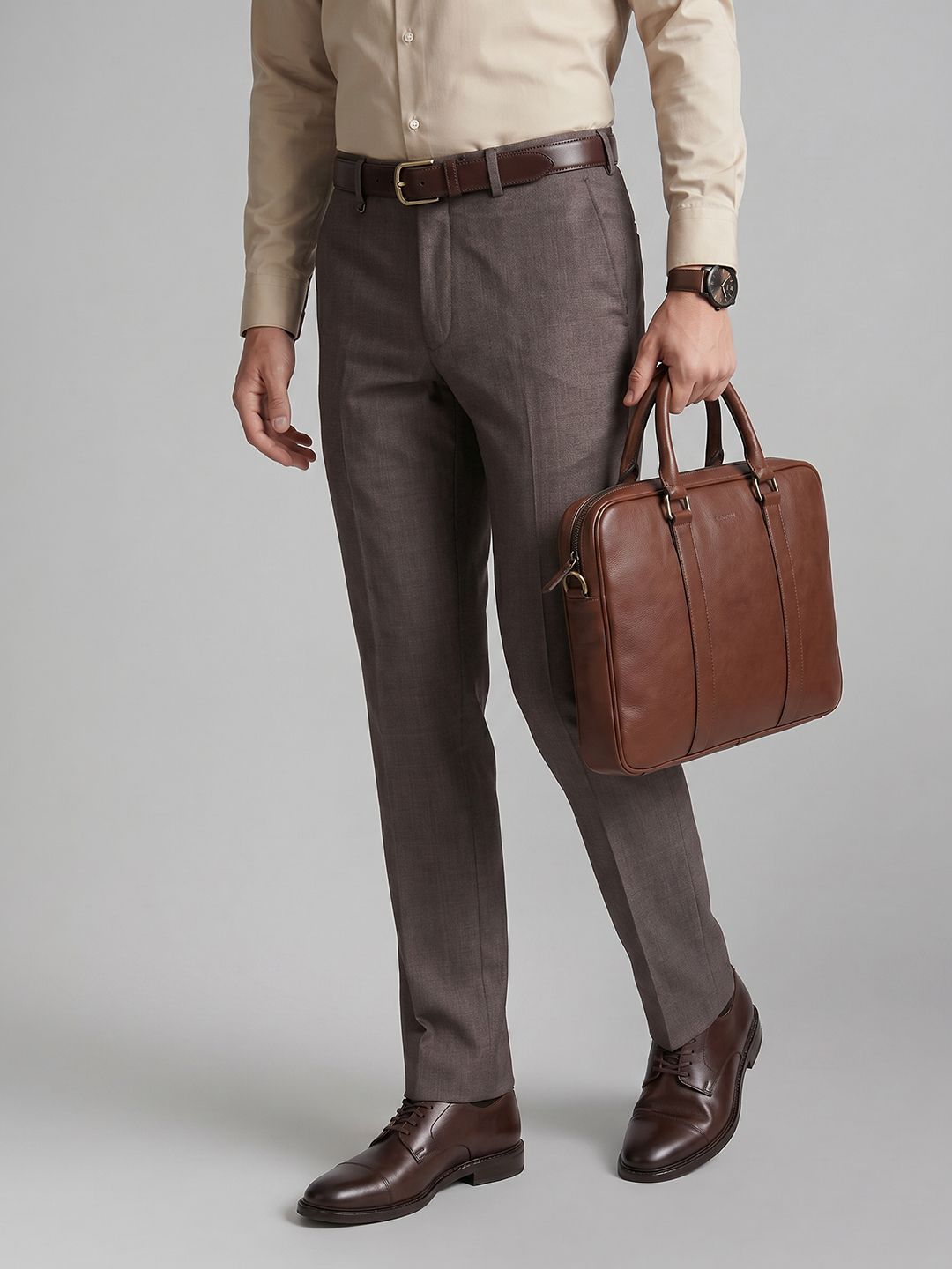 Van Heusen Men Slim Fit Formal Trouser