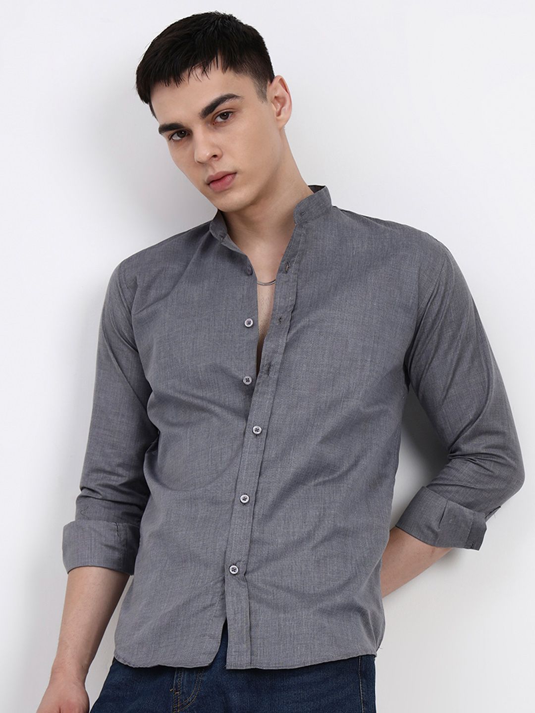 UNIQSOME Men Casual Shirt
