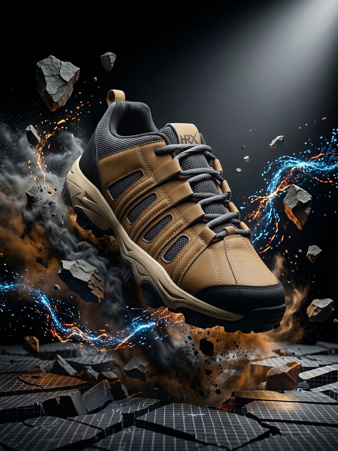 HRX by Hrithik Roshan HRX by Hrithik Roshan Men Fabric Trekking Non-Marking Shoes