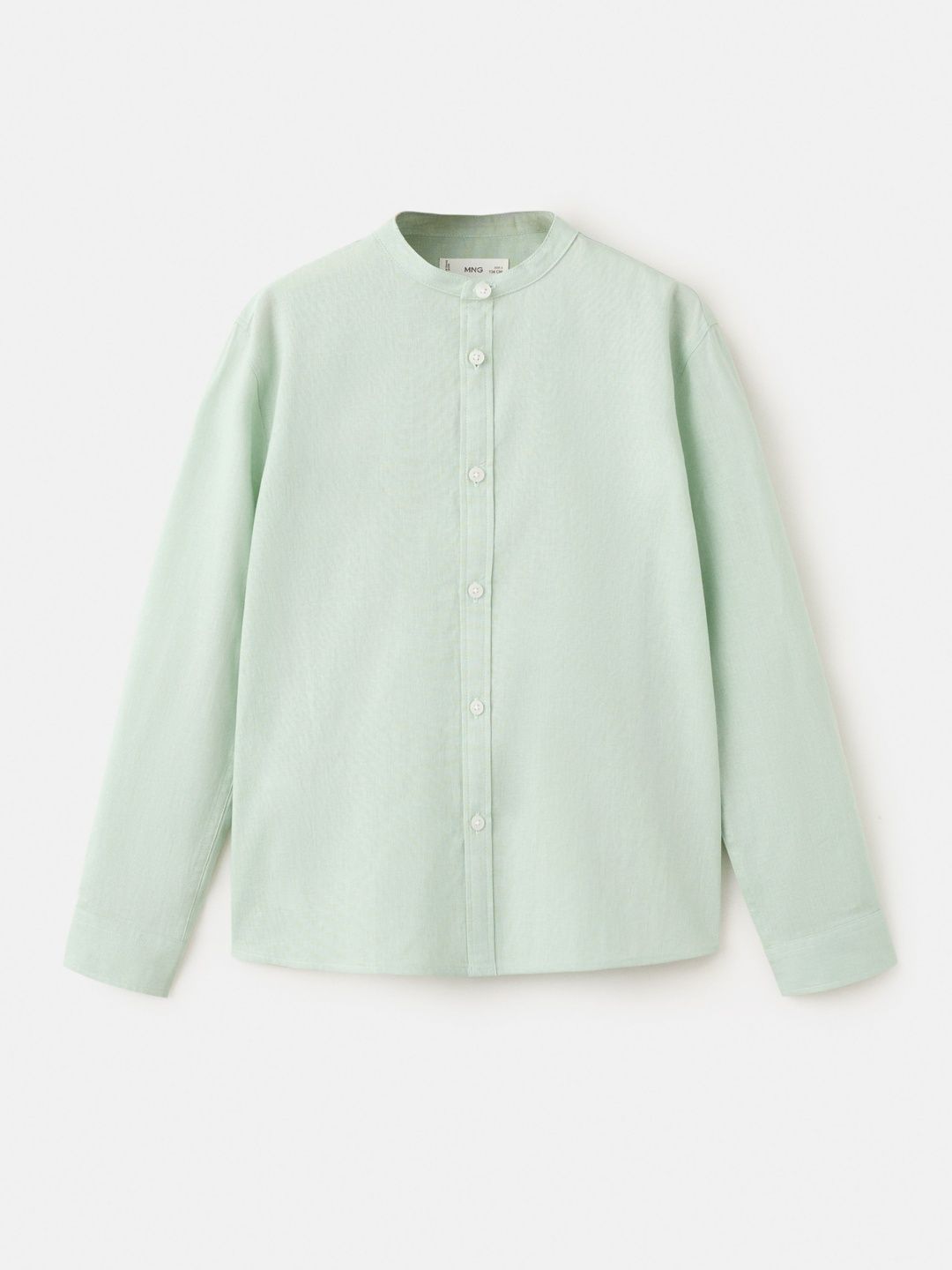 Mango Kids Mango Kids Boys Cotton Linen Casual Shirt