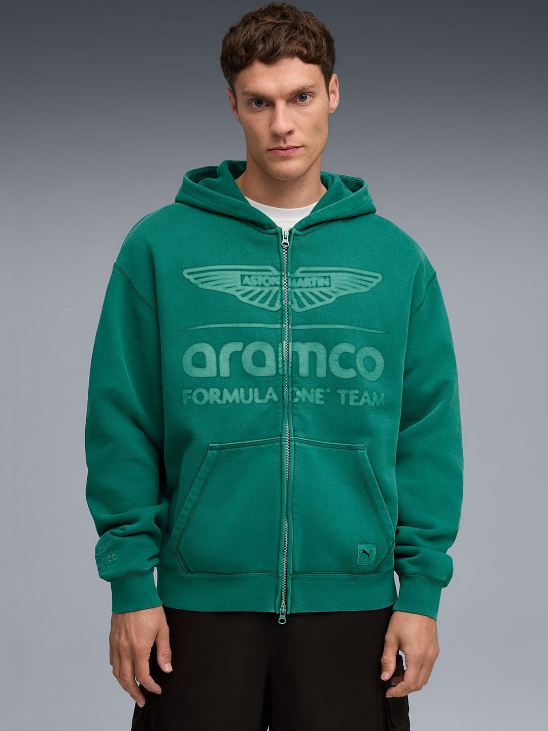 Puma x Aston Martin F1 Men's Full Zip Hoodie