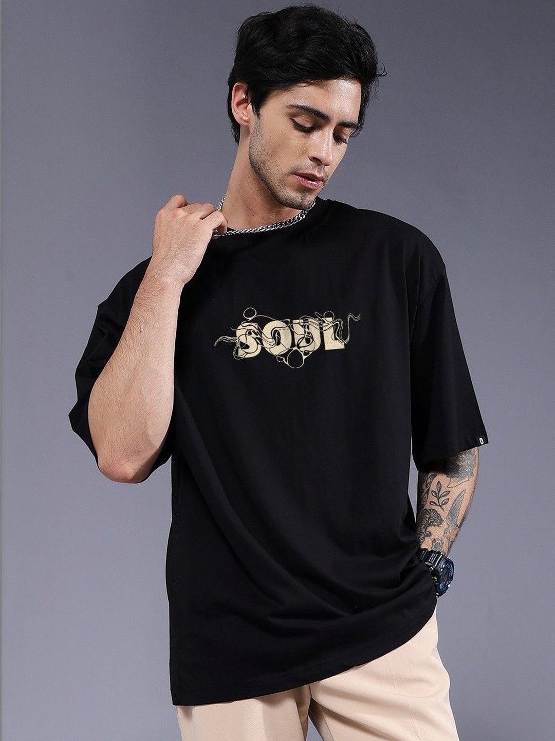 PRONK Men Printed T-shirt