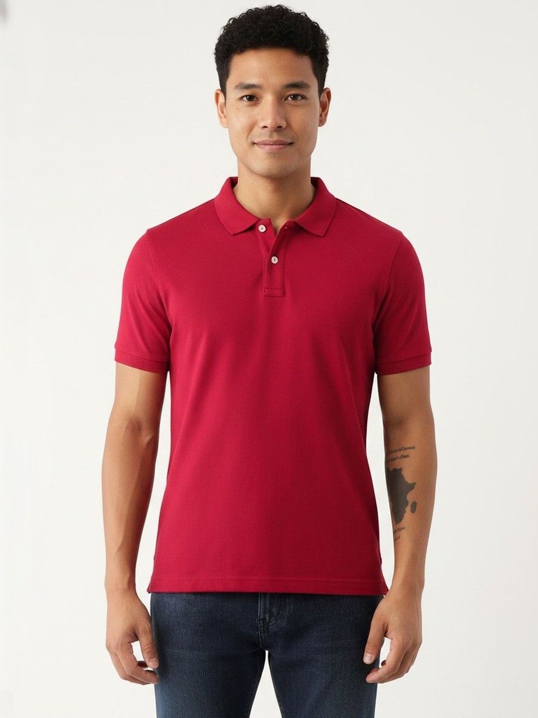 MaverIQ Men Polo Collar Anti Odour T-shirt