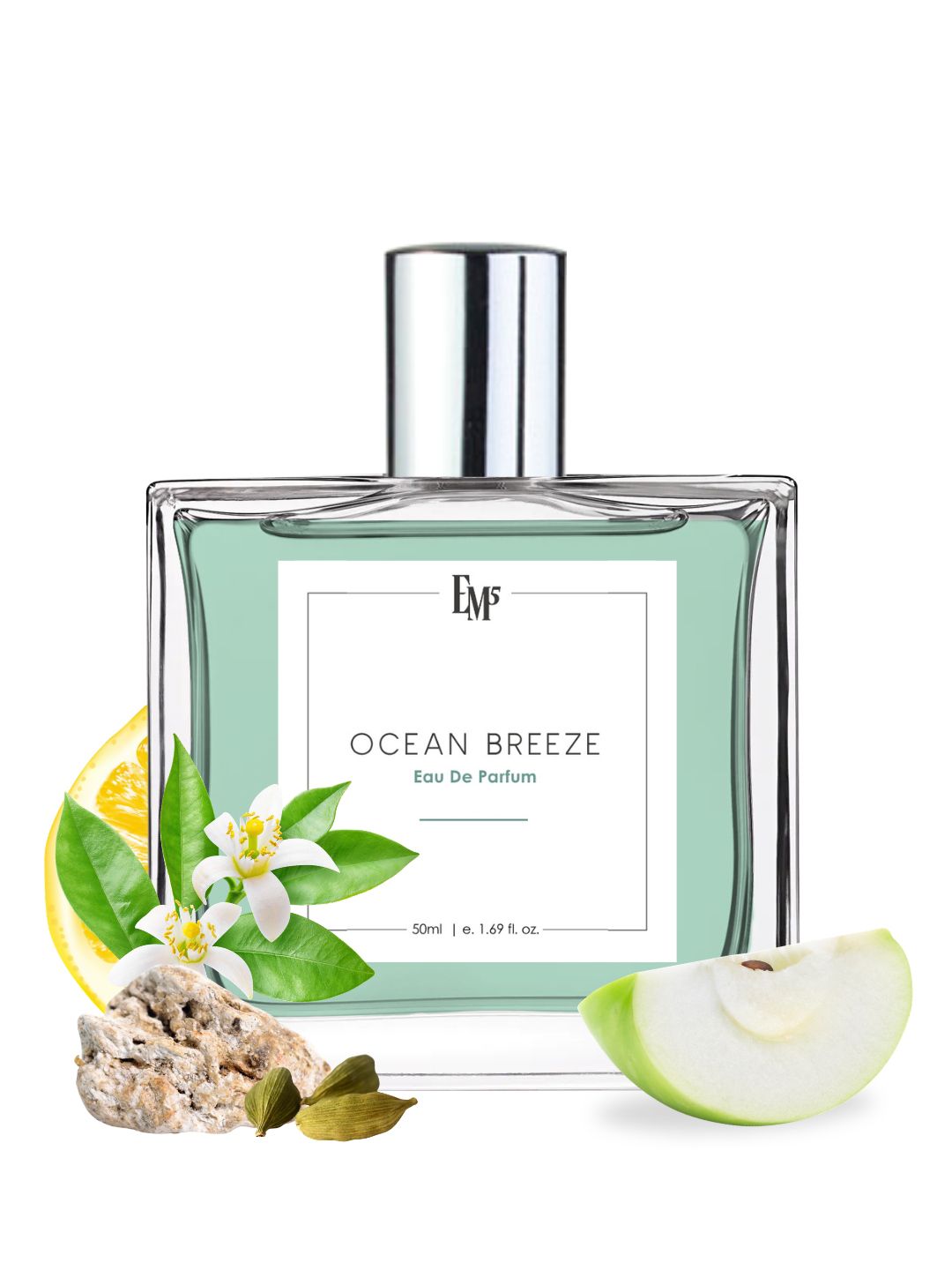 EM5 Ocean Breeze Strong & Long Lasting Eau De Parfum - 50 ml