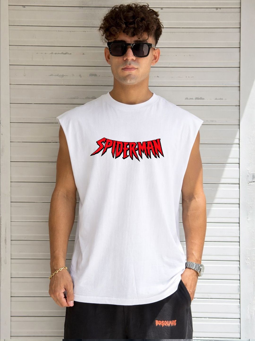 Tank Top Men White - Buy Tank Top Men White online in India