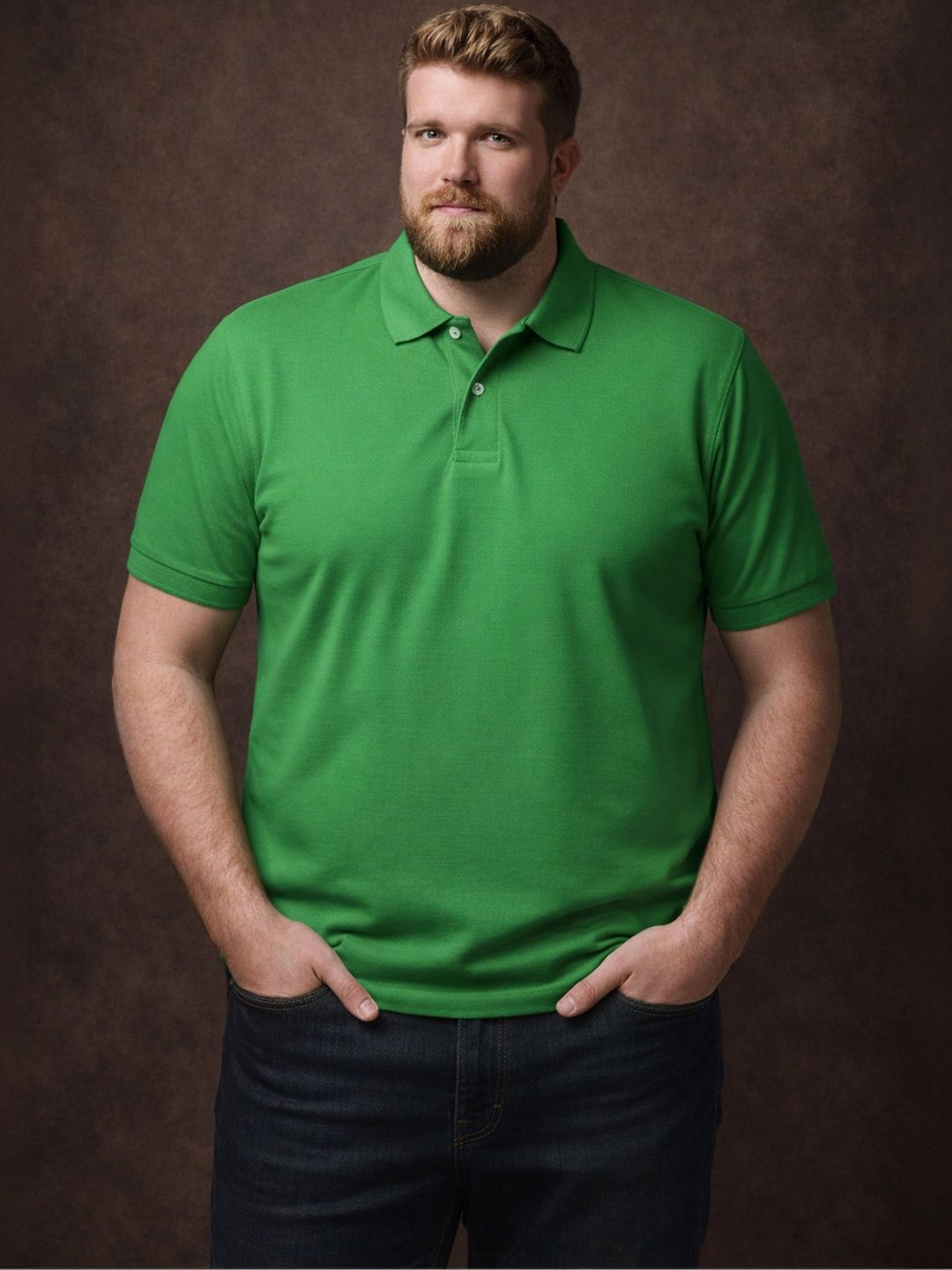 Mast & Harbour Men Polo Collar T-shirt