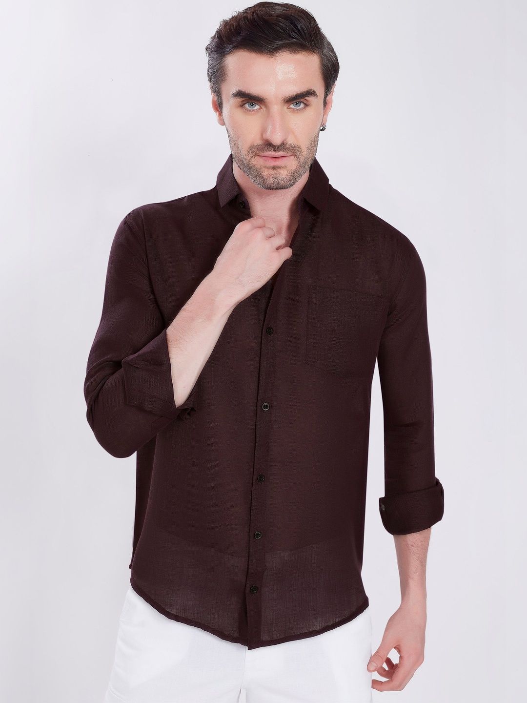 Mast & Harbour Men Slim Fit Casual Shirt