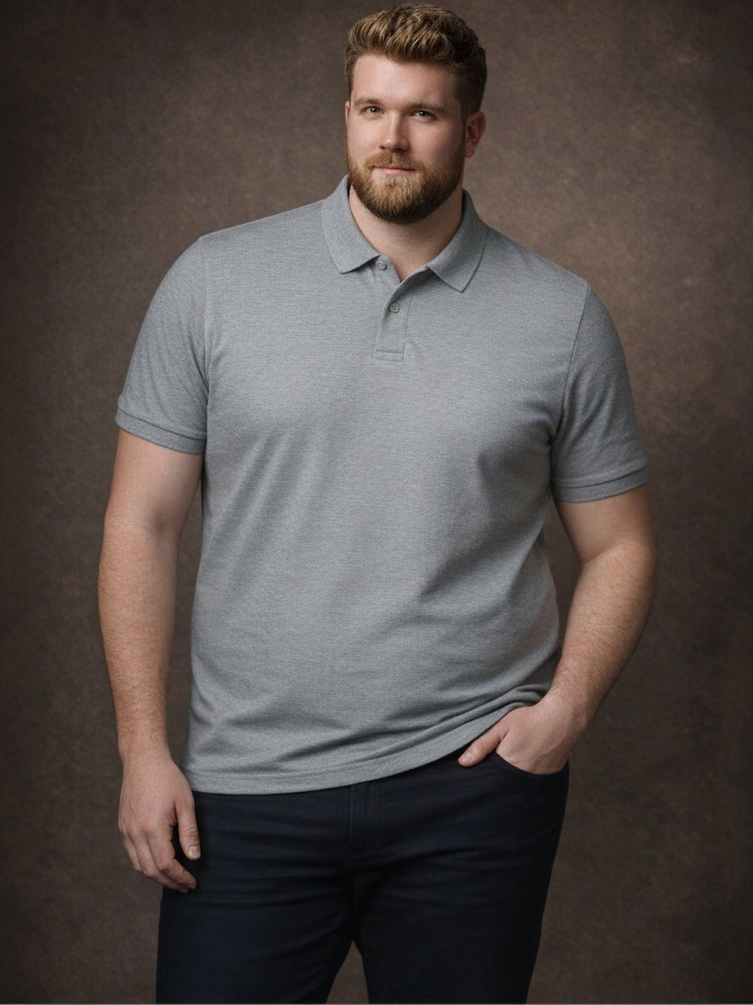 Mast & Harbour Men Polo Collar T-shirt