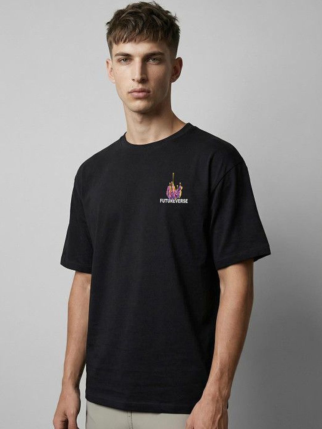 High Star Men Typography Printed T-shirt