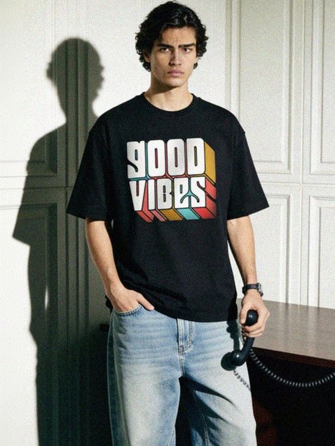 High Star Men Typography Printed T-shirt