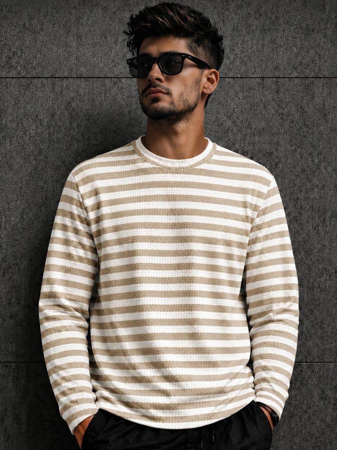 Force Men Striped T-shirt