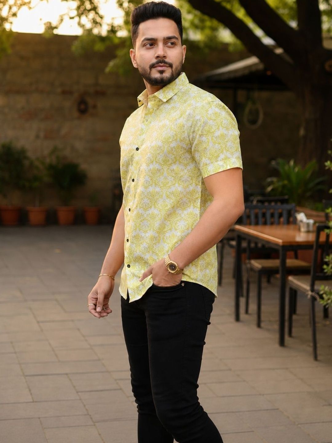 HERE&NOW Men Comfort Printed Casual Shirt