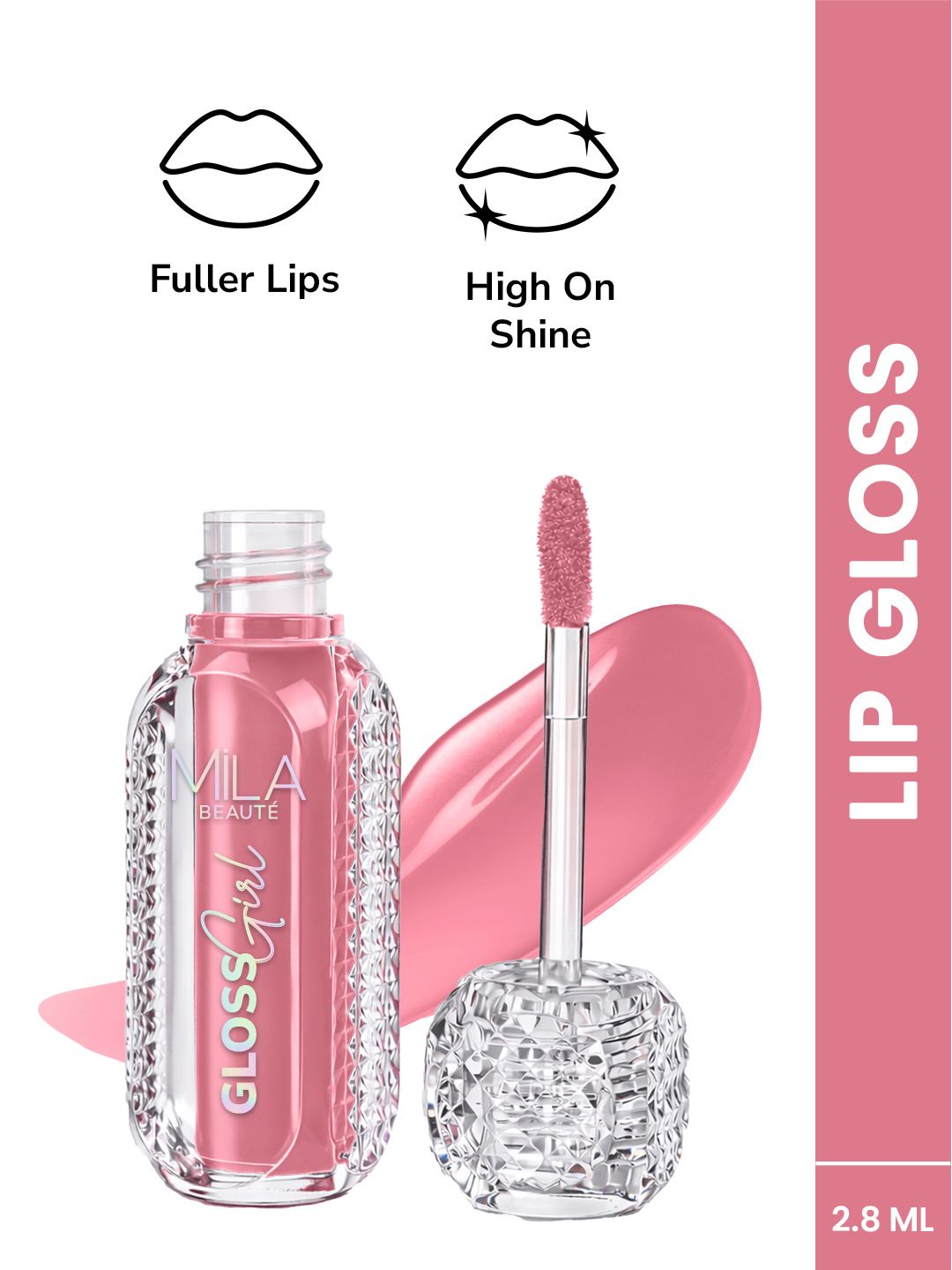 MILA BEAUTE Gloss Girl Hydration Lip Gloss With Hyaluronic Acid - 2.8 ml - Thats Me - 06
