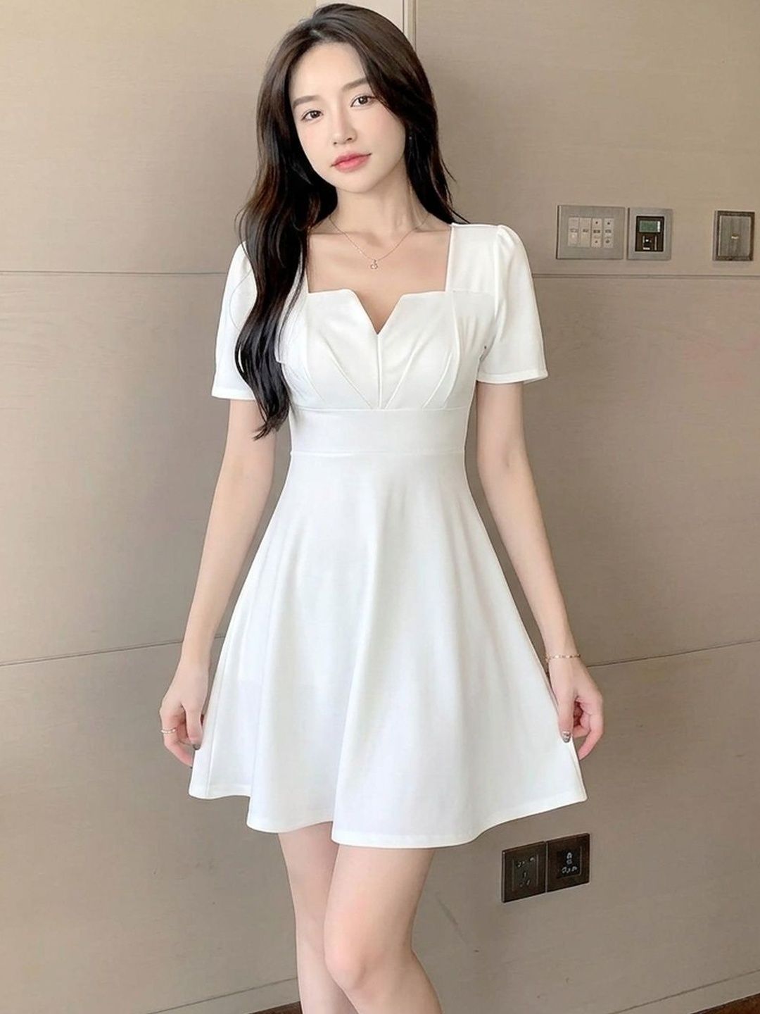 DressBerry Fit & Flare Mini Dress