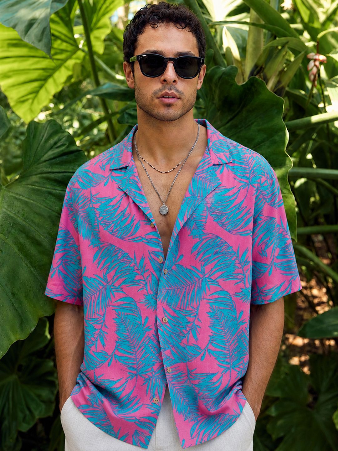 MASCLN SASSAFRAS Men Relaxed Casual Shirt