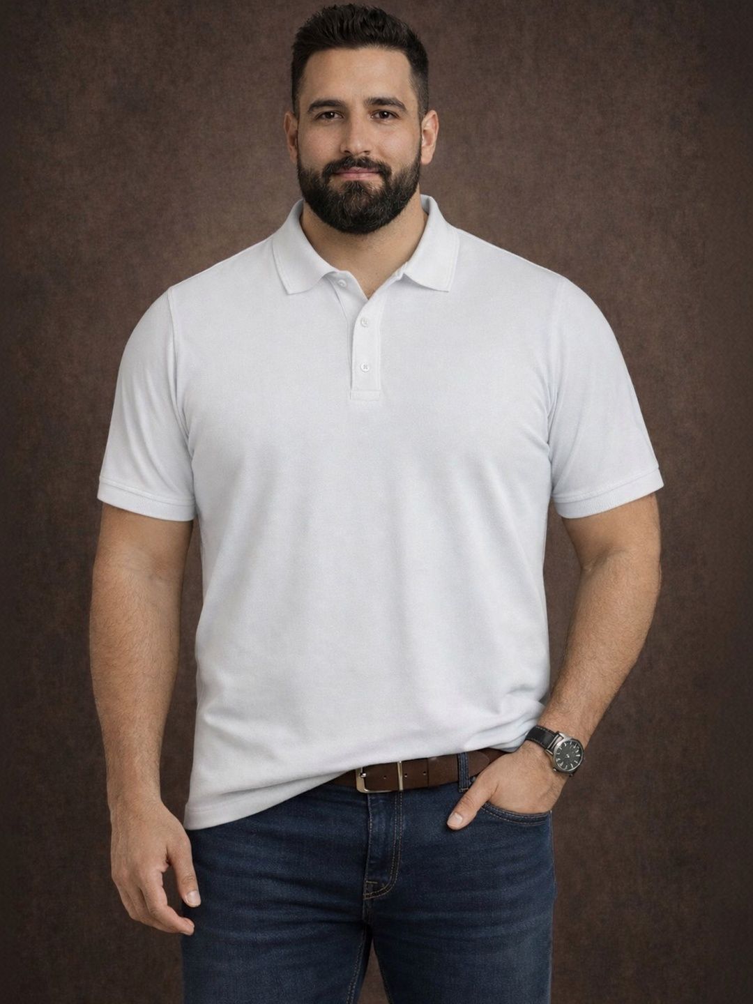 The Roadster Lifestyle Co. Polo Collar Oversized Tshirts