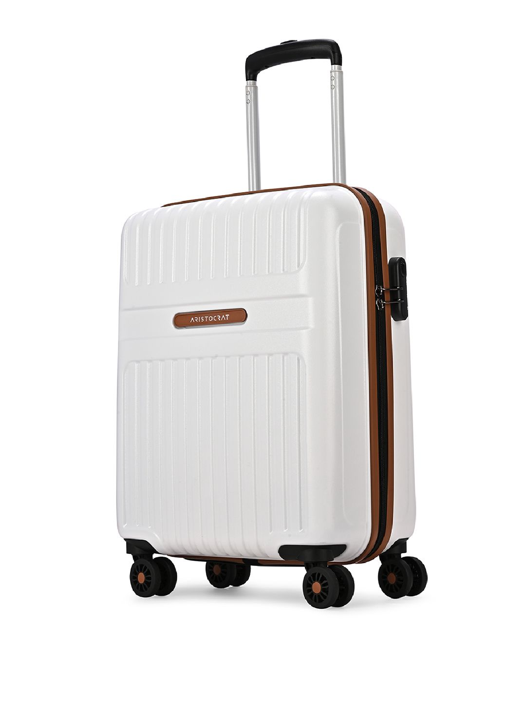 Aristocrat Unisex Atlas Textured Hard-Sided Cabin Trolley Bag