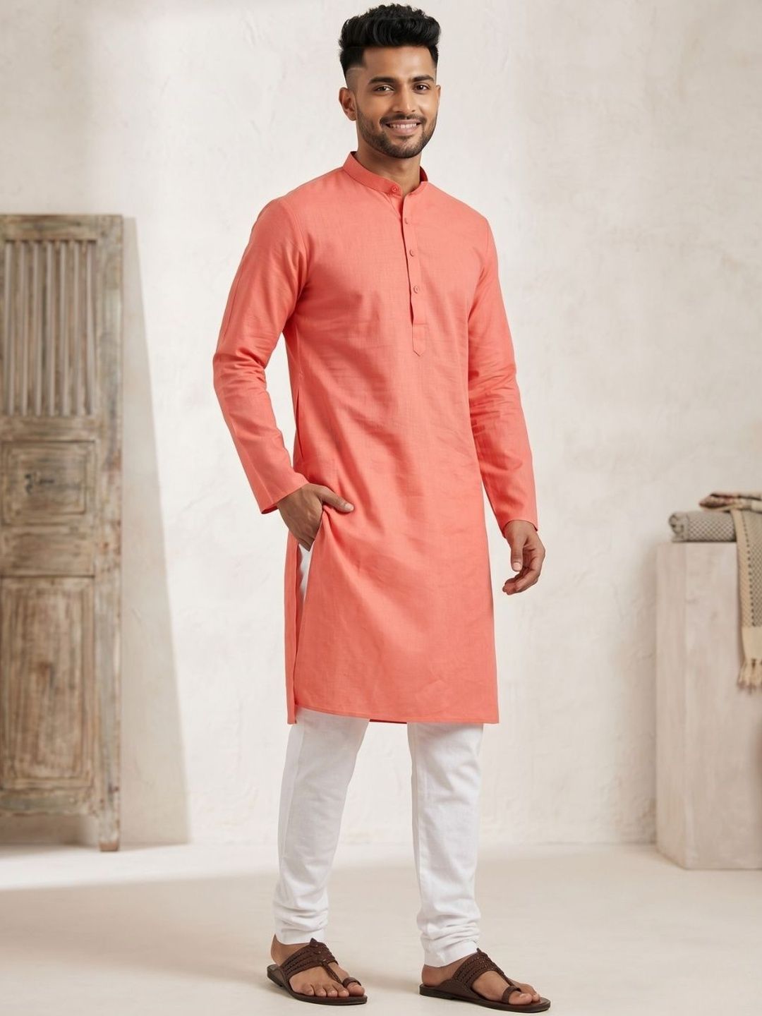 DEVOILER Men Kurta