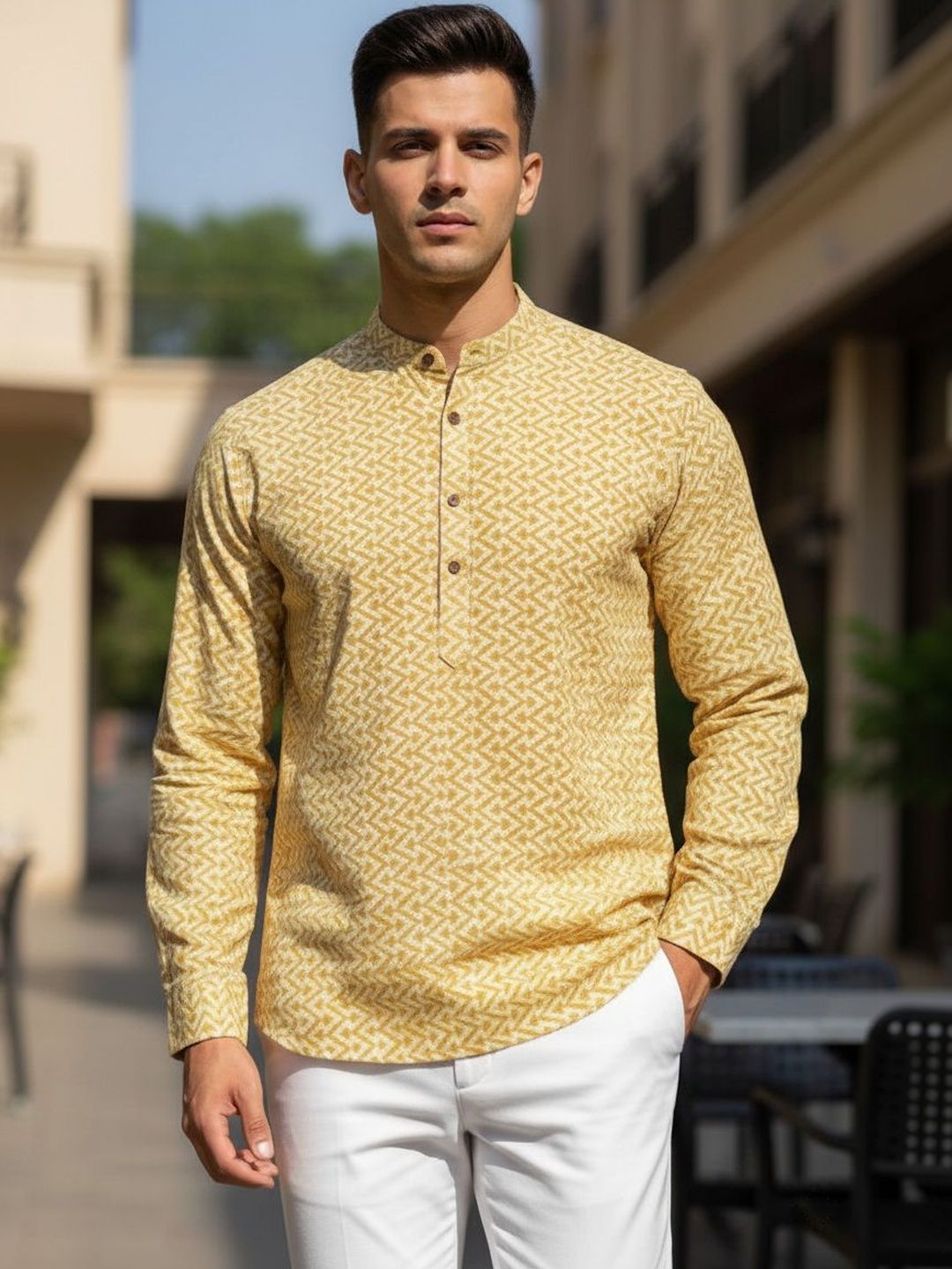 RICH STAG Men Printed Shirt