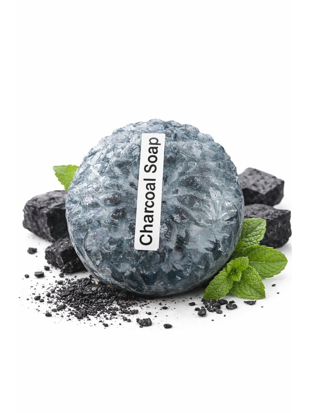Glamurny Herbal Charcoal Soap - 100 g