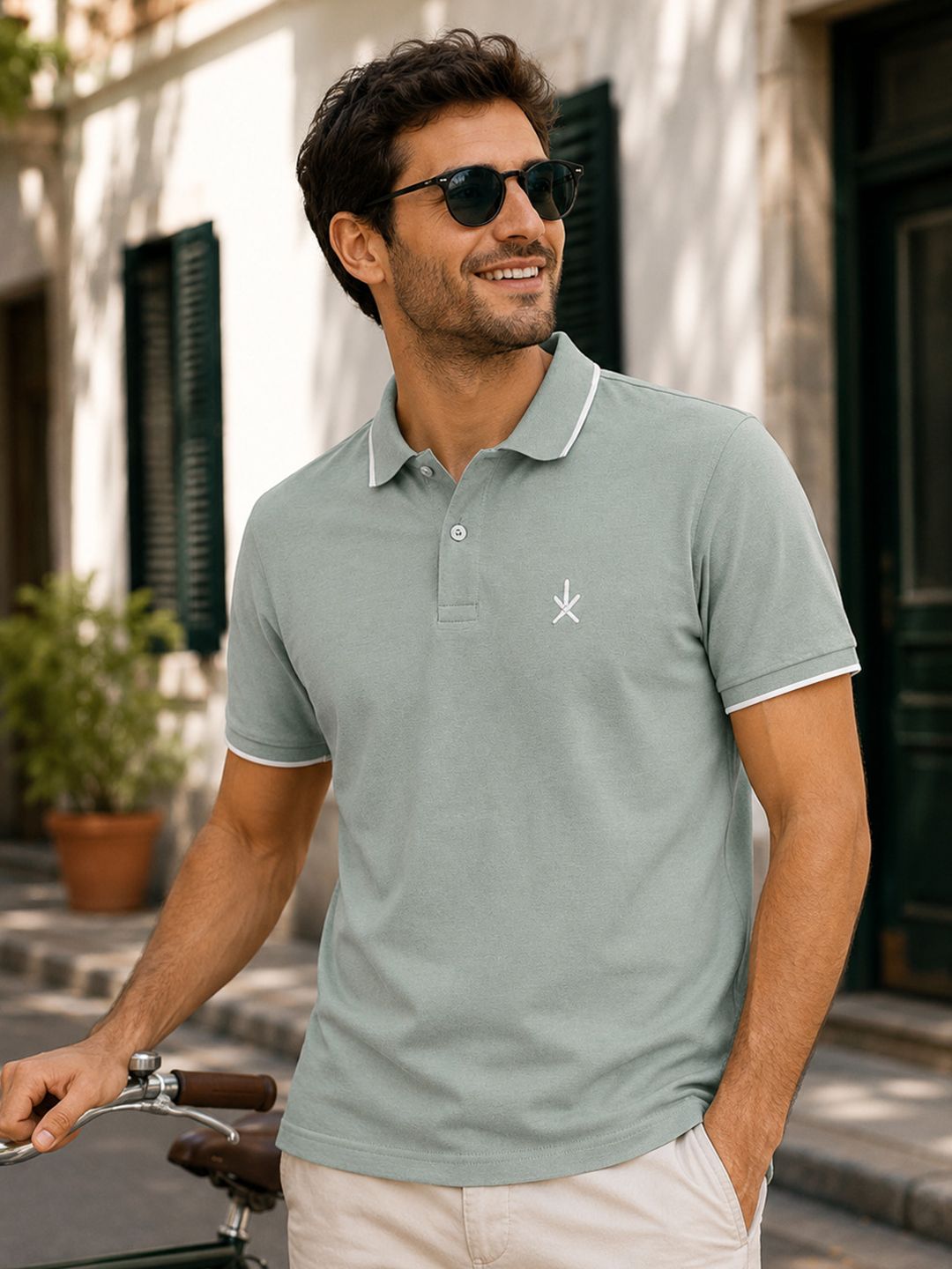 The Roadster Lifestyle Co Cotton Polo Collar Tshirts