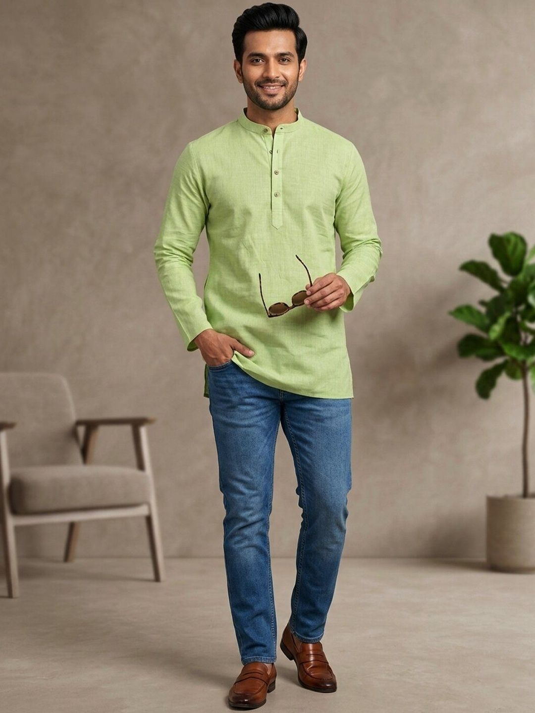 DEVOILER Men Kurta