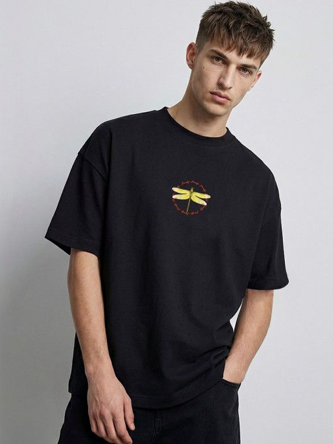 High Star Men Floral Printed Tropical T-shirt