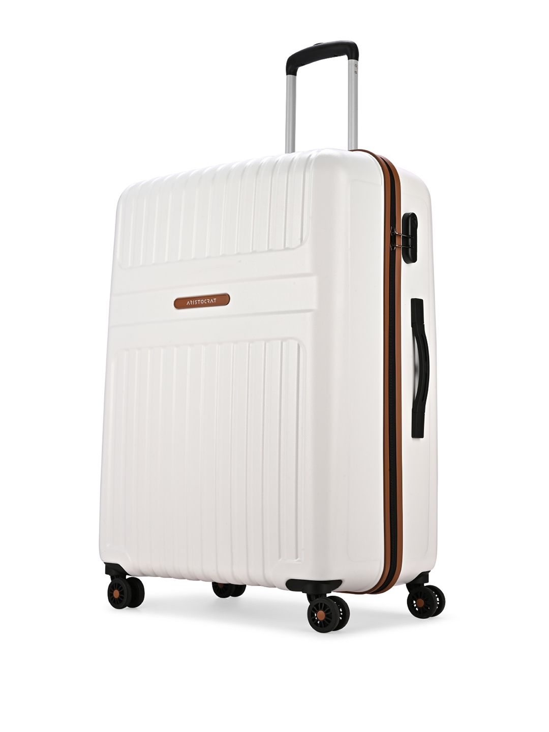 Aristocrat Atlas Textured Hard-Sided Medium Trolley Bag