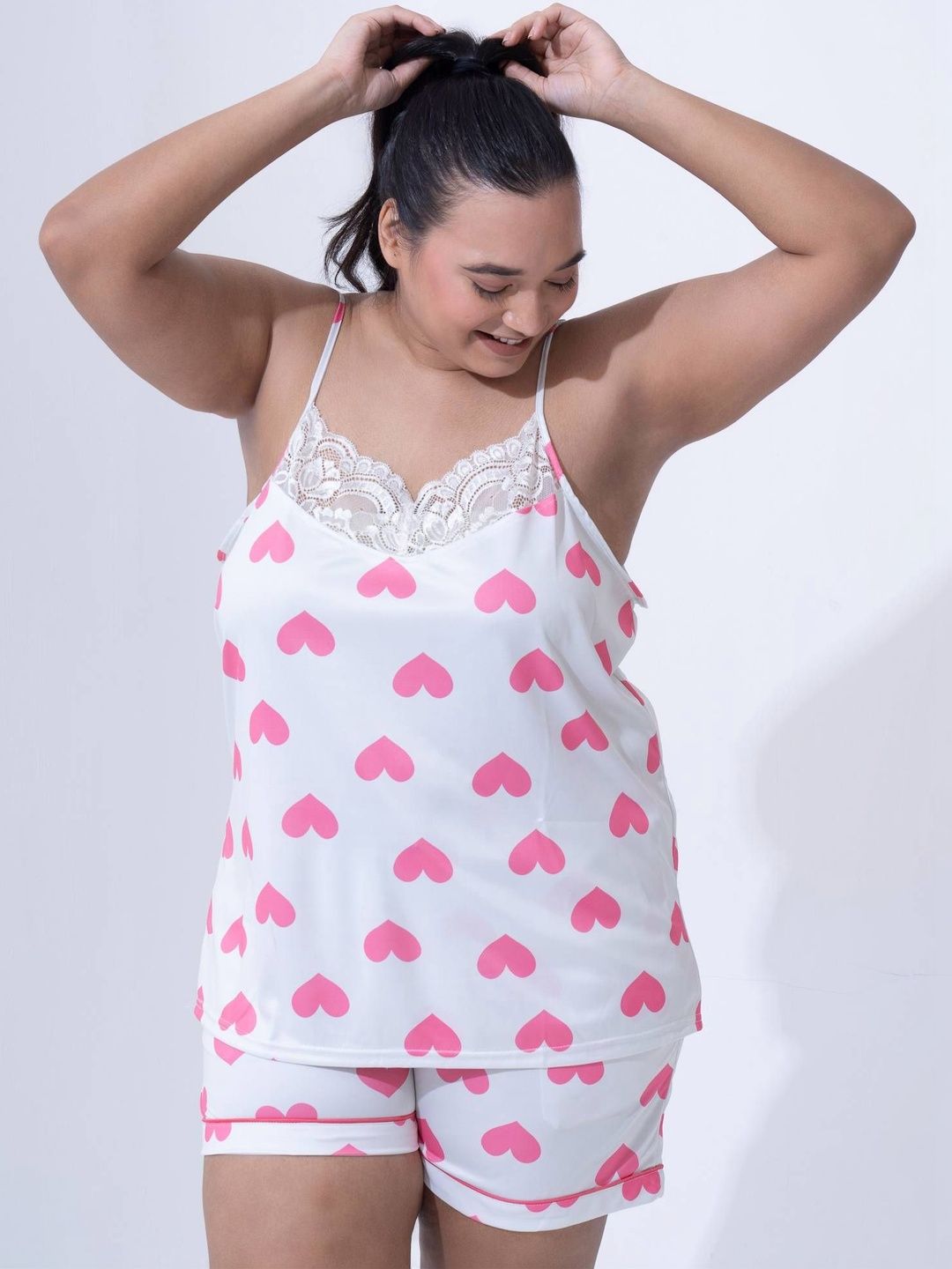 Toodle Plus Women Plus Size Night Suit