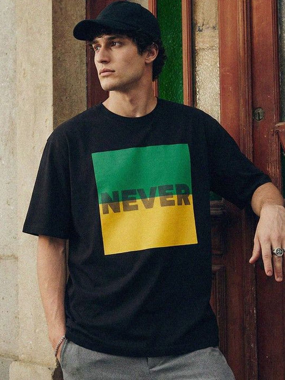 Hubberholme Men Typography Printed T-shirt