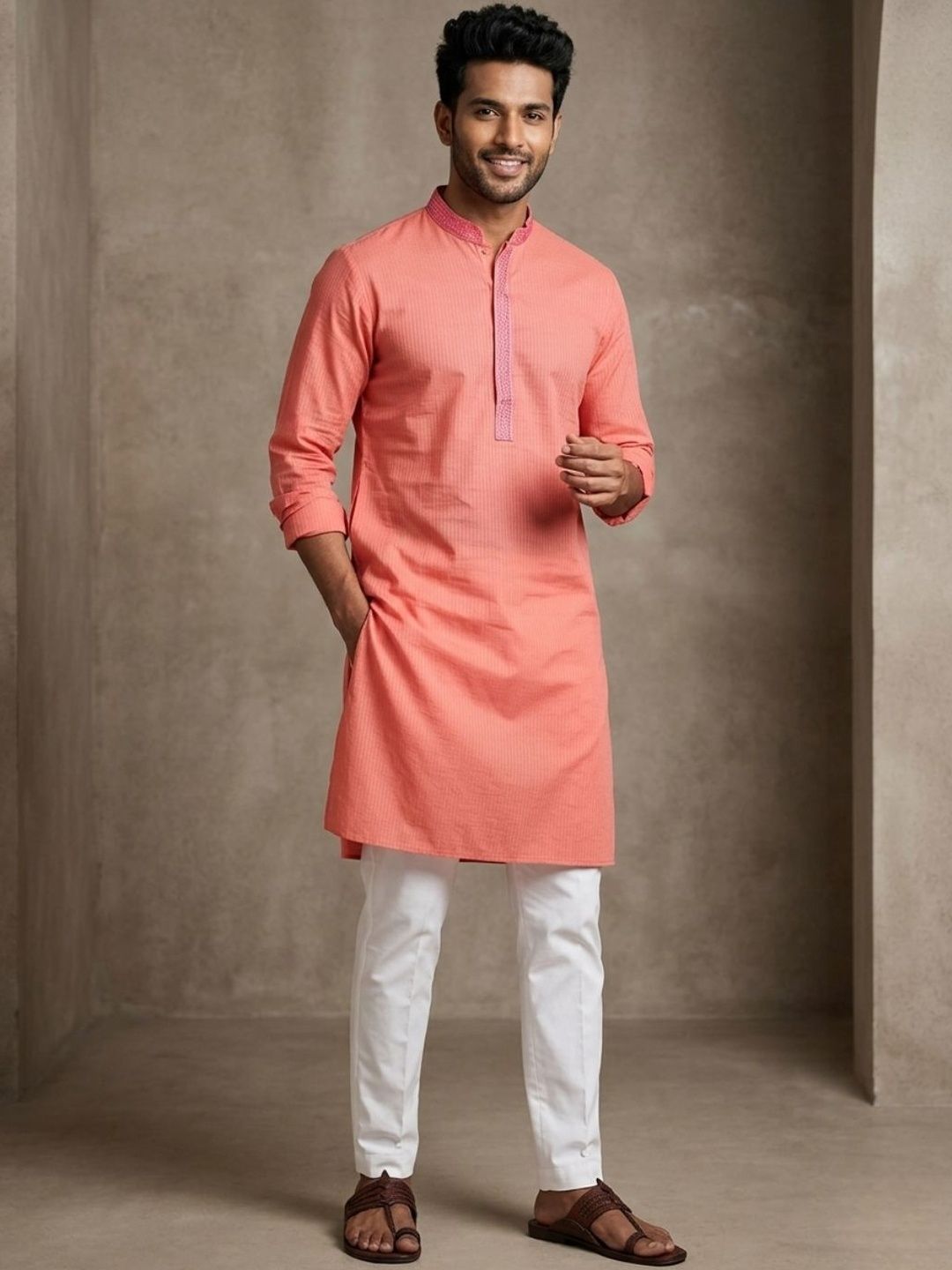 DEVOILER Men Kurta