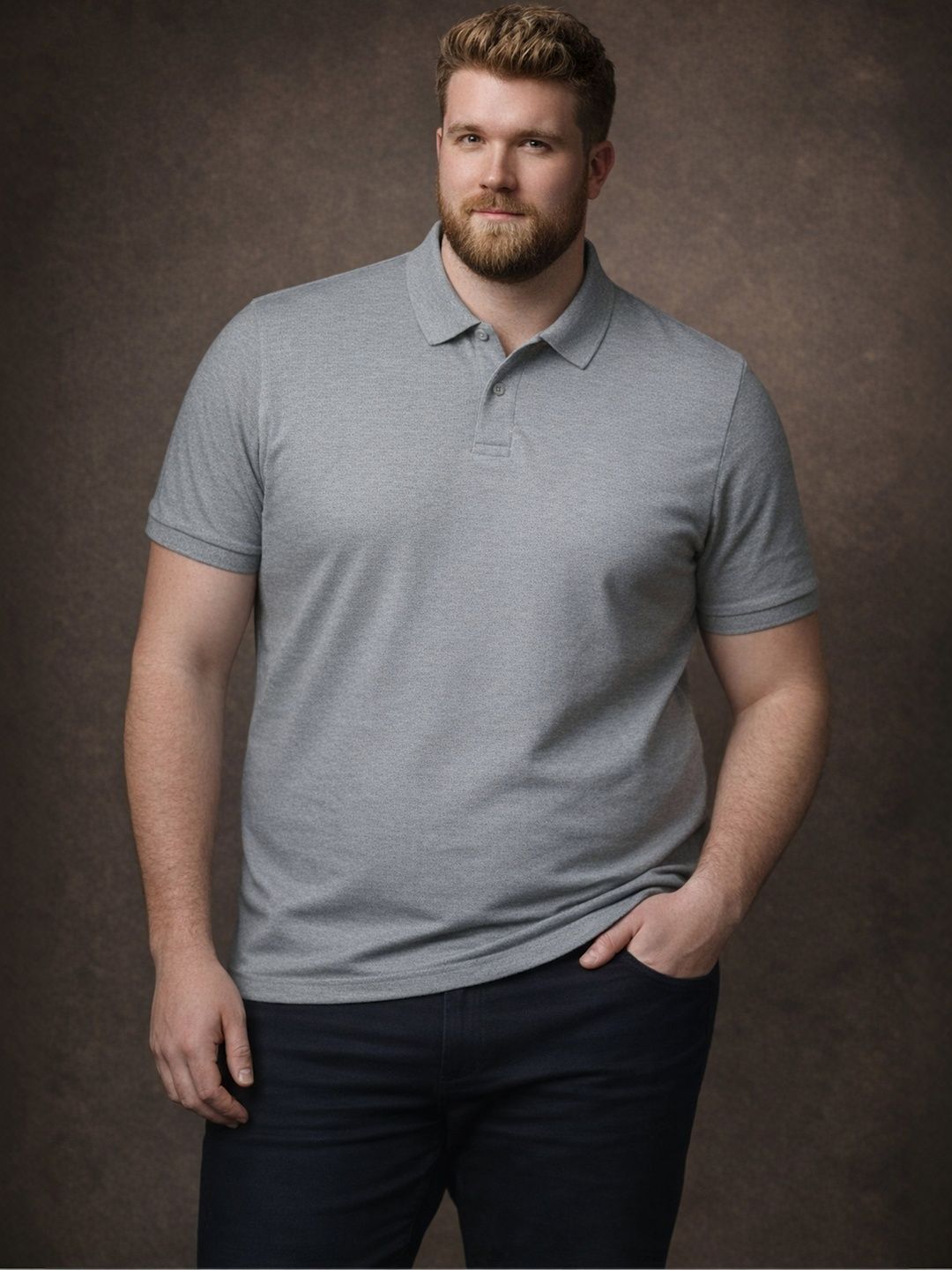 The Roadster Lifestyle Co Polo Collar Oversized Tshirts