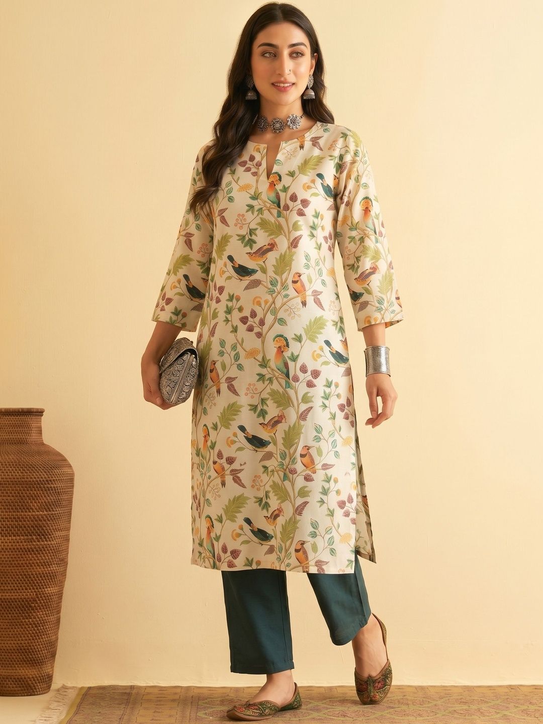 Anouk Rustic Anouk Rustic Women Ethnic Motifs Printed Kurta