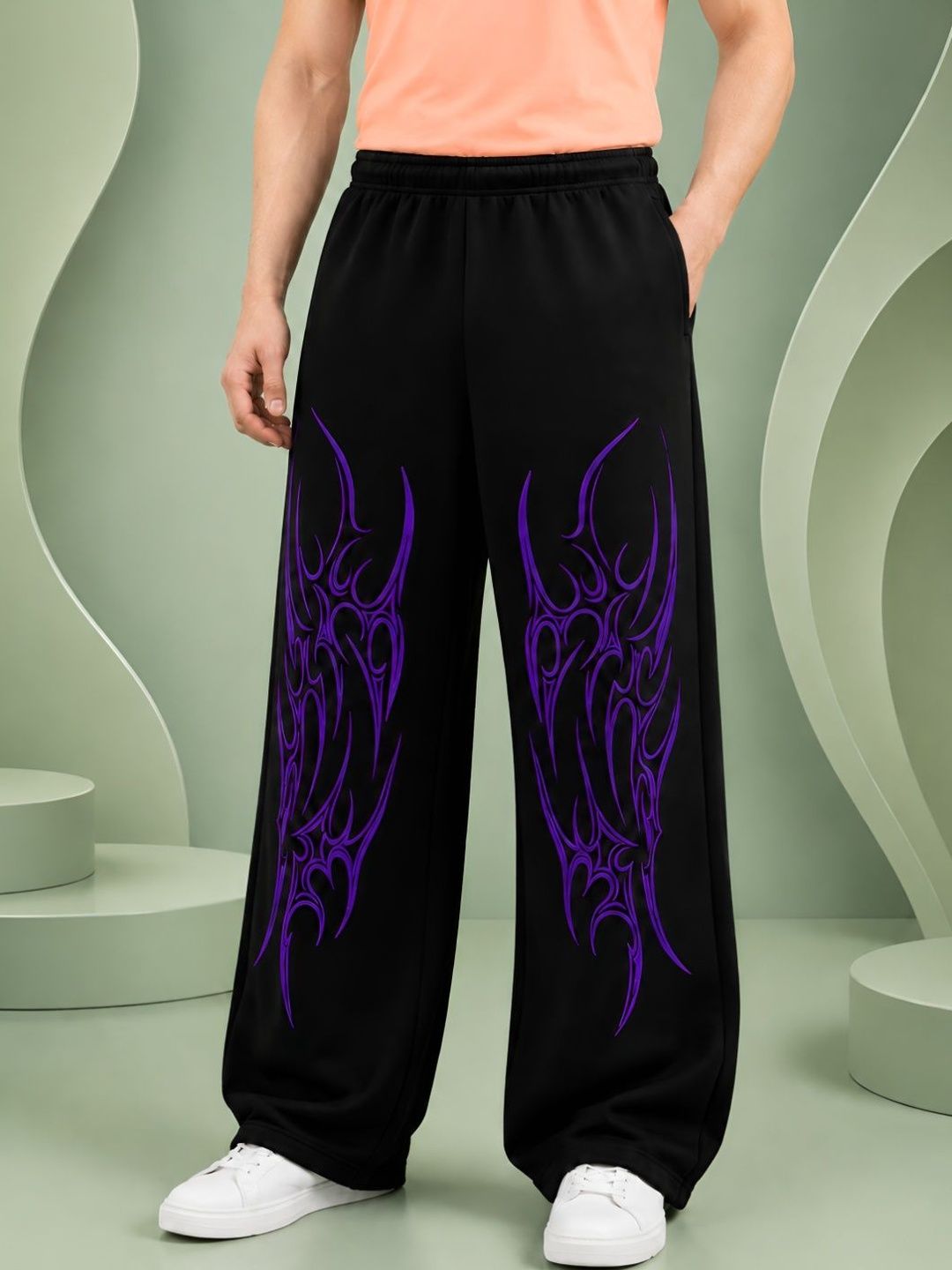 TEDWOODS Men Regular Fit Graphic Print Track Pants