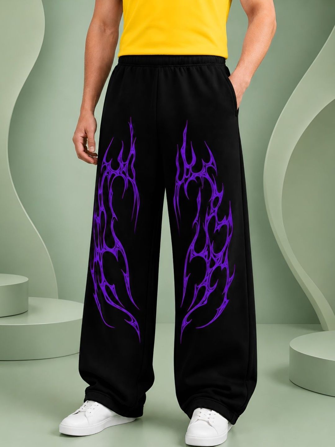 TEDWOODS Men Regular Fit Graphic Print Track Pants