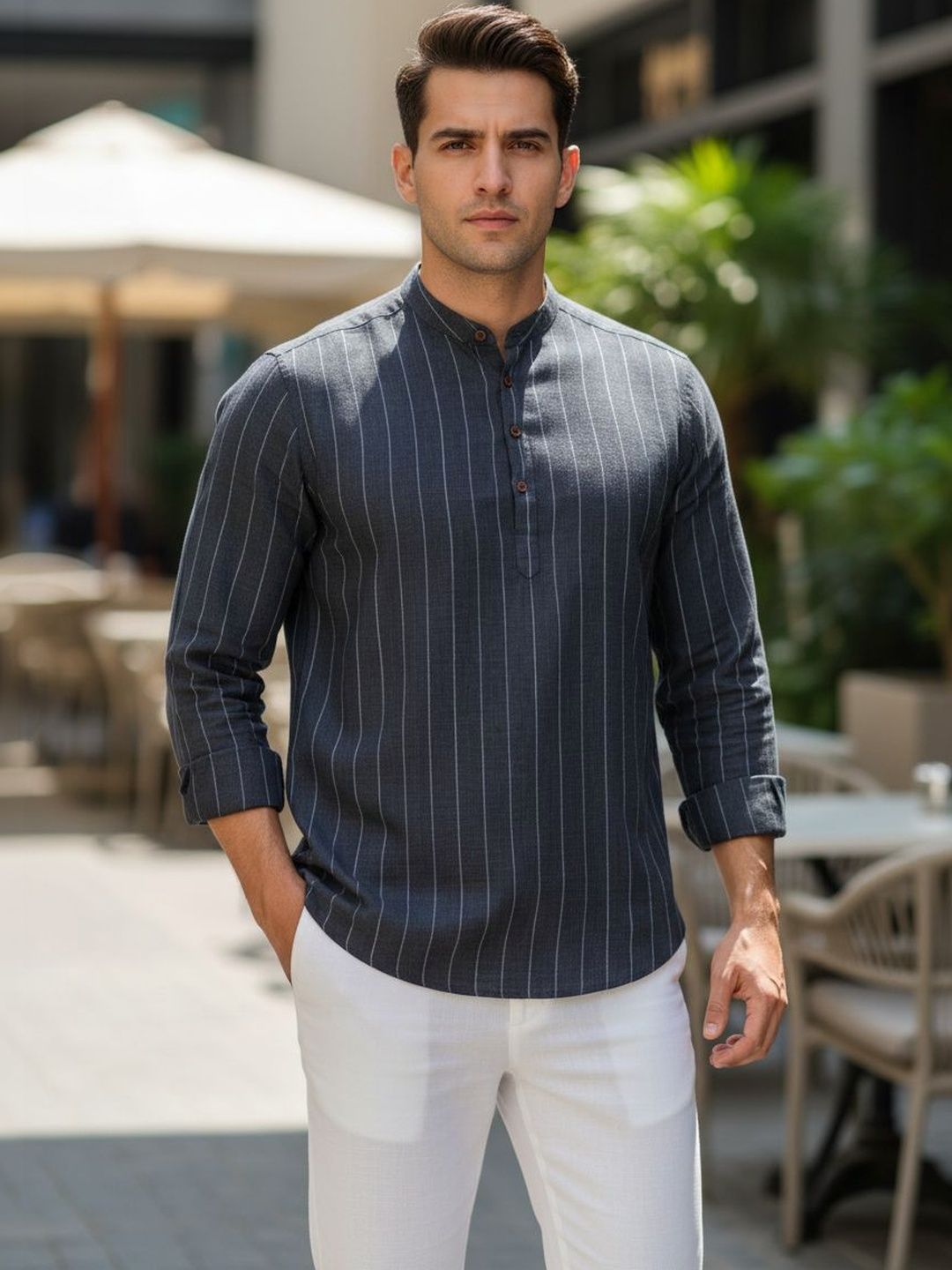 RICH STAG Men Printed Kurta