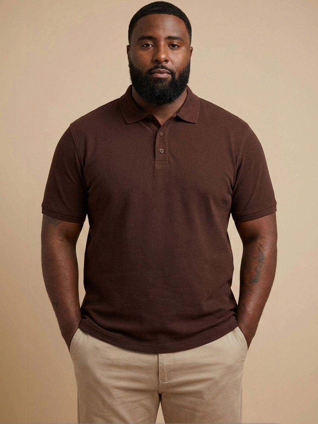 The Roadster Lifestyle Co Polo Collar Oversized Tshirts