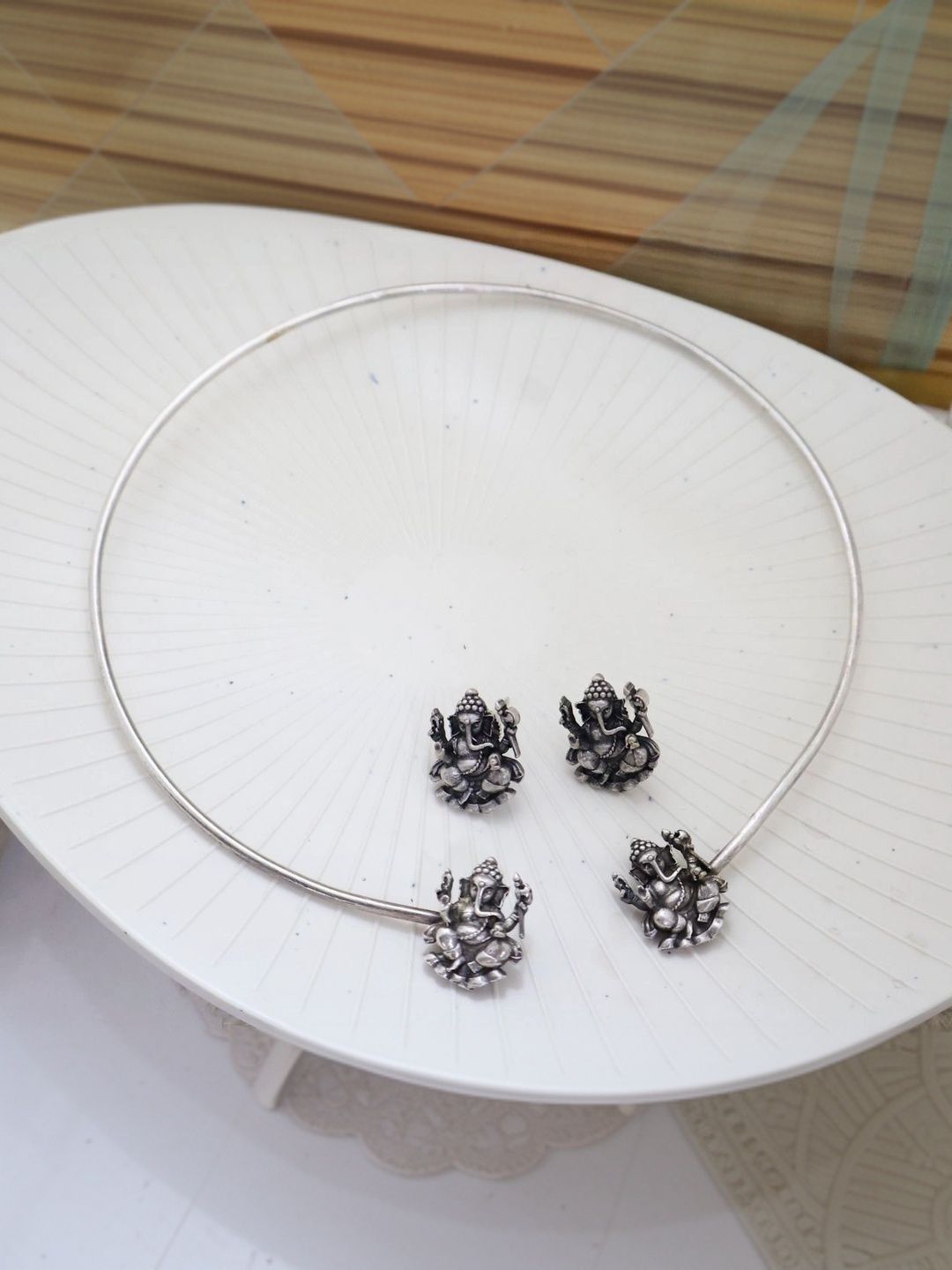 SIVA BY ANIKA Silver-Plated Jewellery Set
