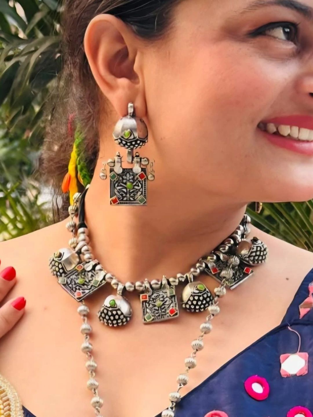 SIVA BY ANIKA Silver-Plated Jewellery Set