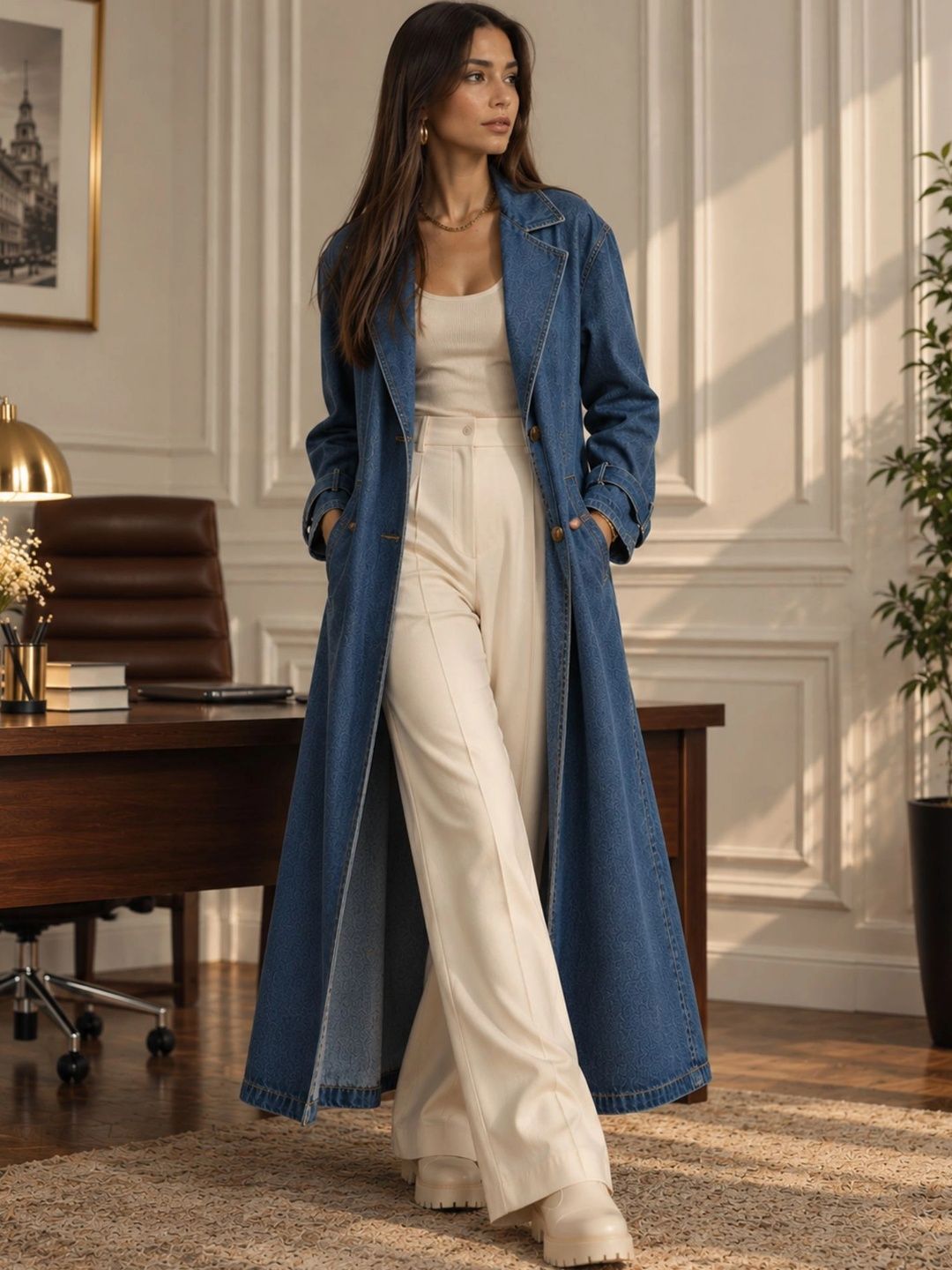 Chemistry Longline Denim Jacket