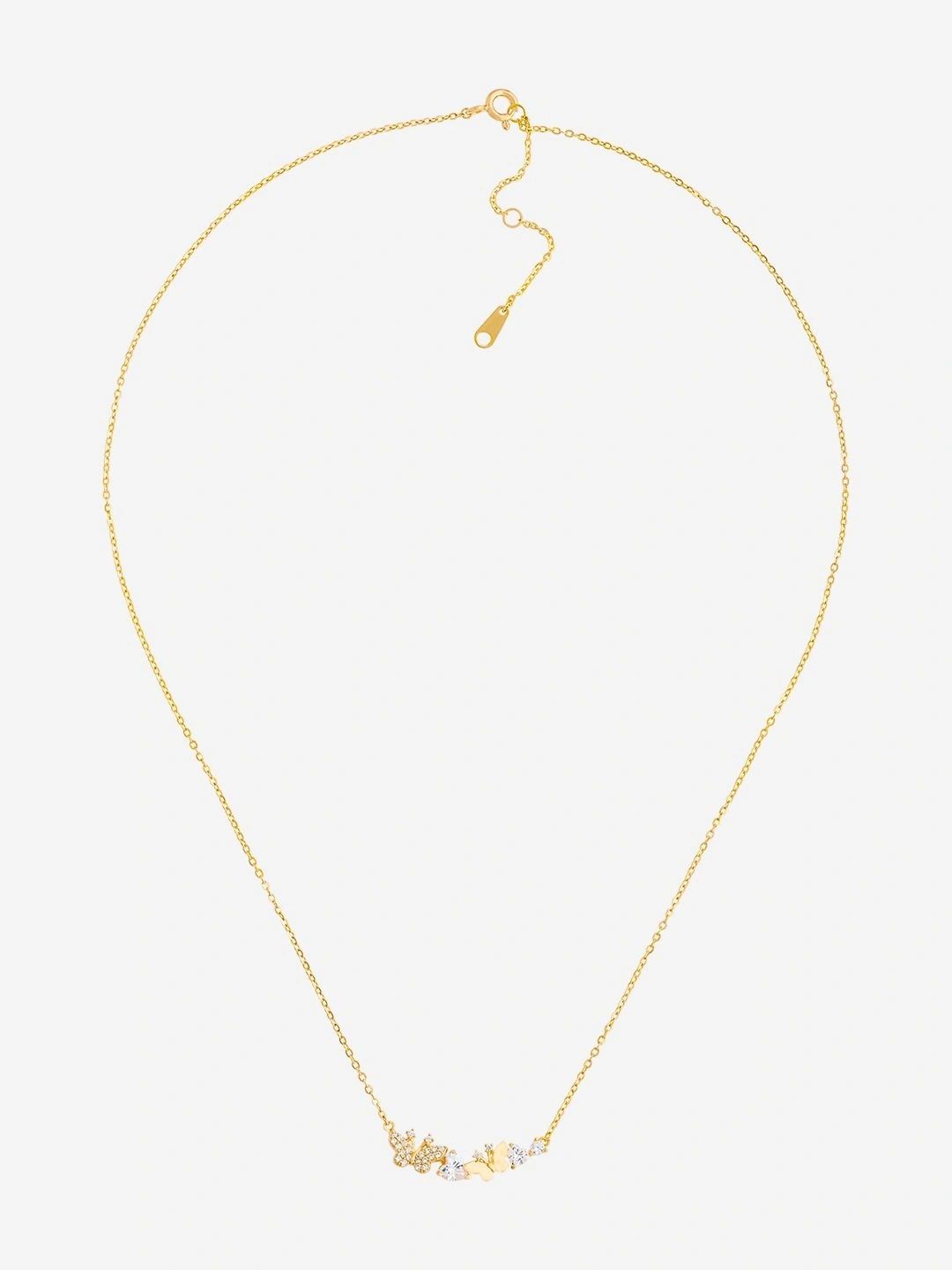 Kushal's Fashion Jewellery 92.5 Silver Chain Pendant