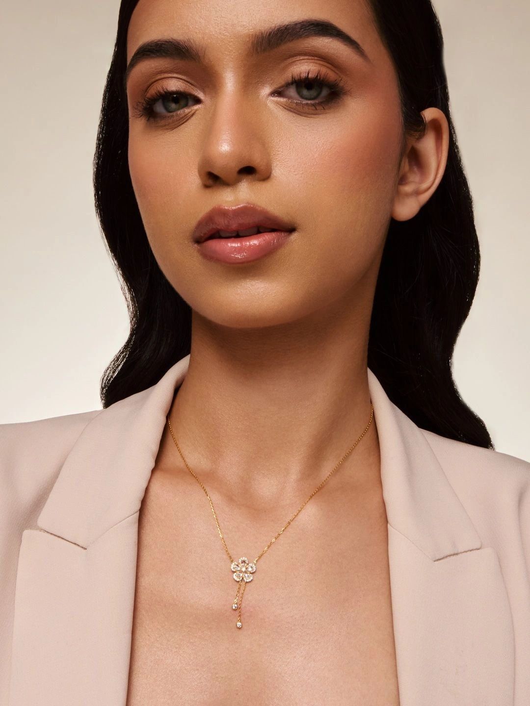 Kushal's Fashion Jewellery 92.5 Silver Chain Pendant