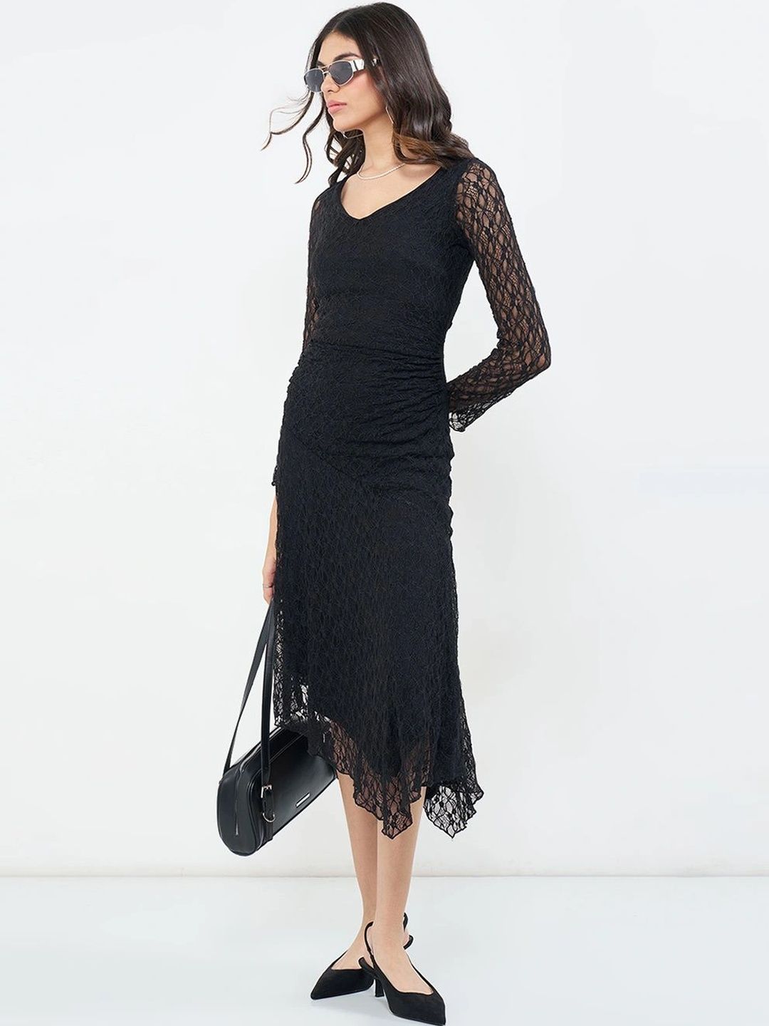 SF JEANS by Pantaloons A-Line Midi Dress