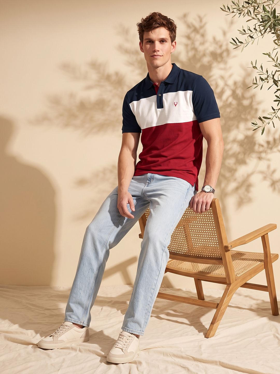 Allen Solly Polo Collar Regular Fit Tshirt