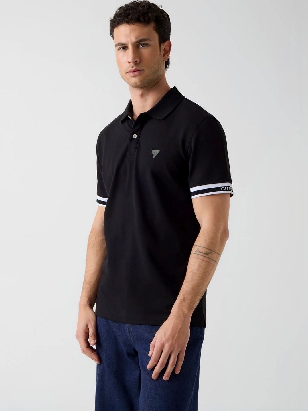GUESS Slim Fit Piquet Polo T-Shirt