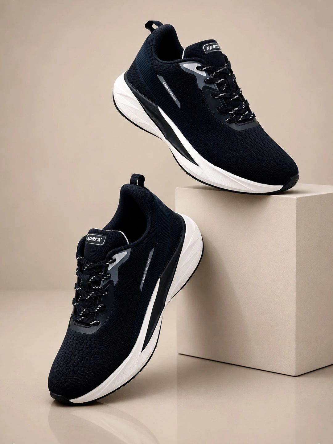Sparx Men Mesh Running Non-Marking Shoes