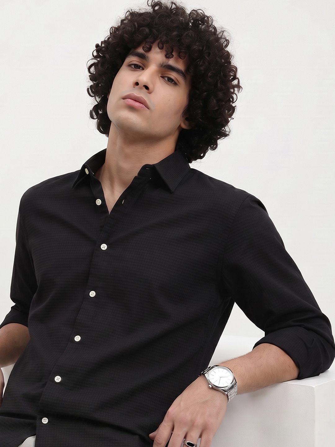 Roadster Life Co. Premium Textured Shirt