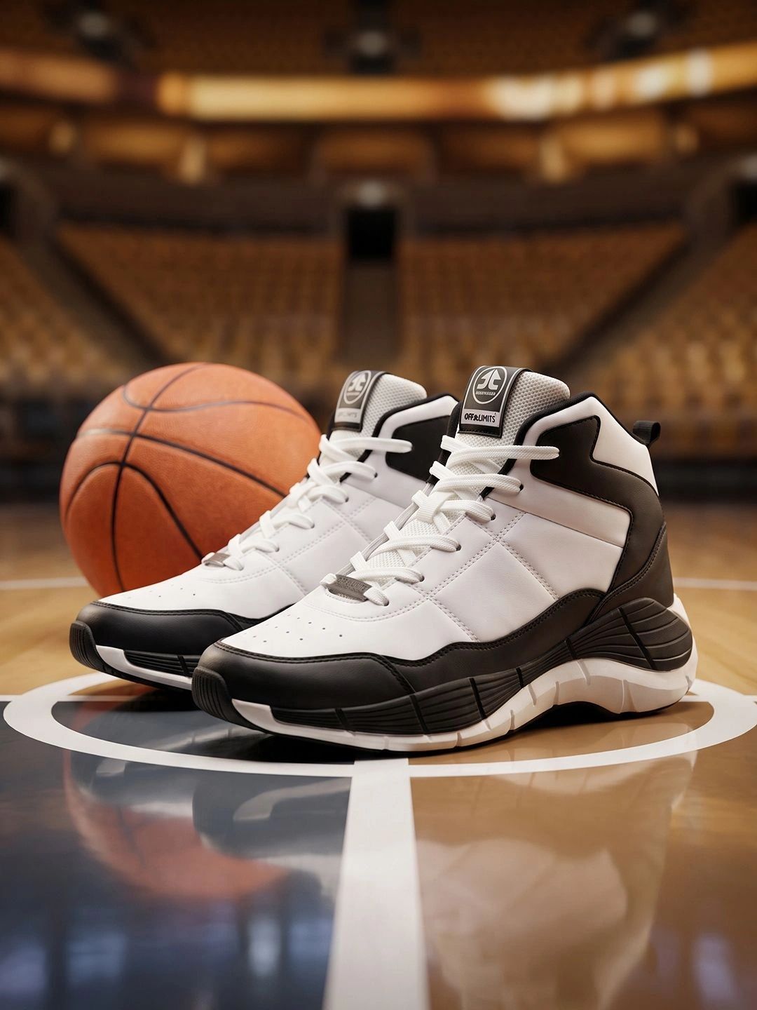 OFF LIMITS Men Lace-Ups Basketball Non-Marking Mesh Shoes