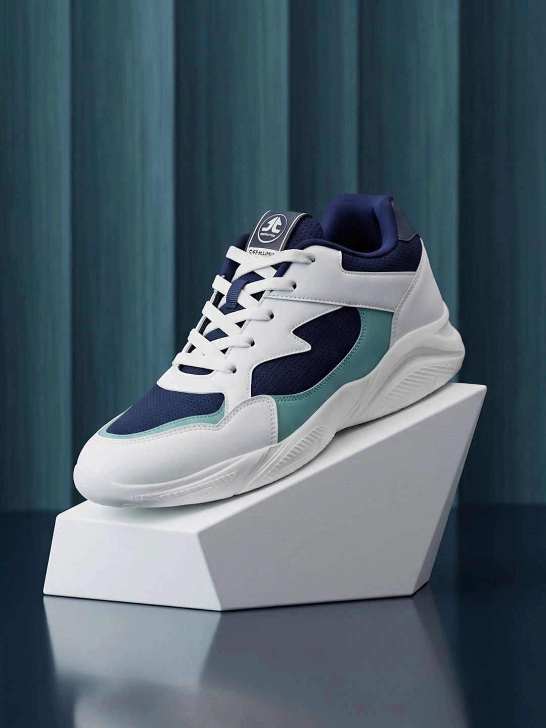 OFF LIMITS Orm Navy Blue Mesh Running Shoes